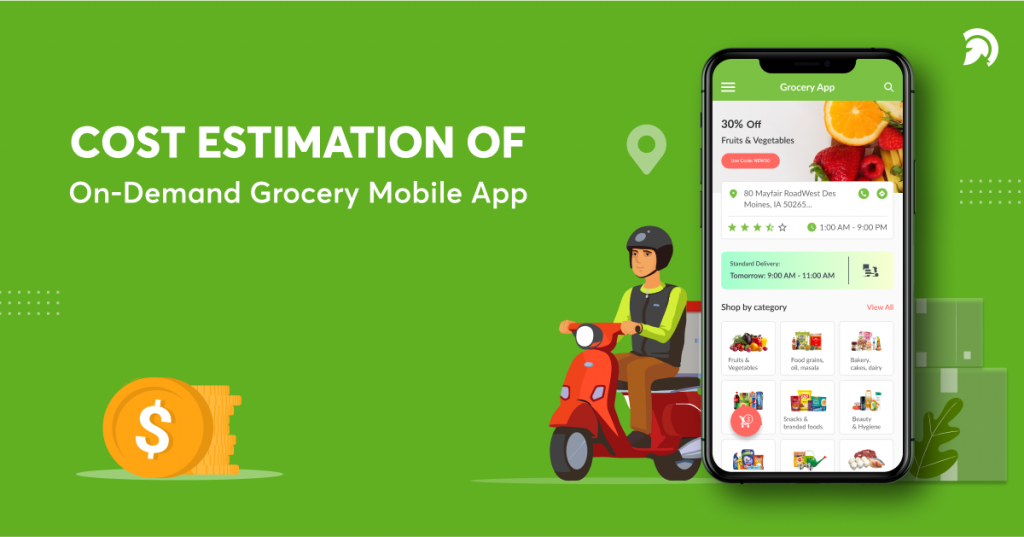 Cost of an on-demand Grocery Delivery app like Instacart?