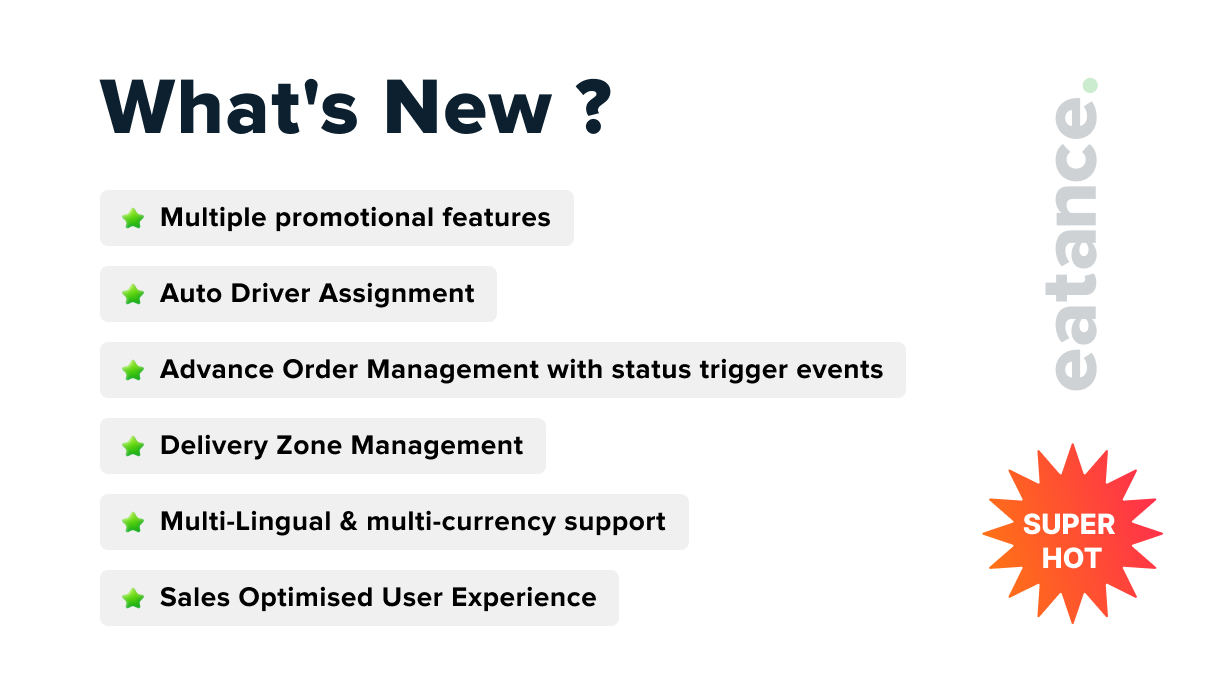 Eatance HOT Features