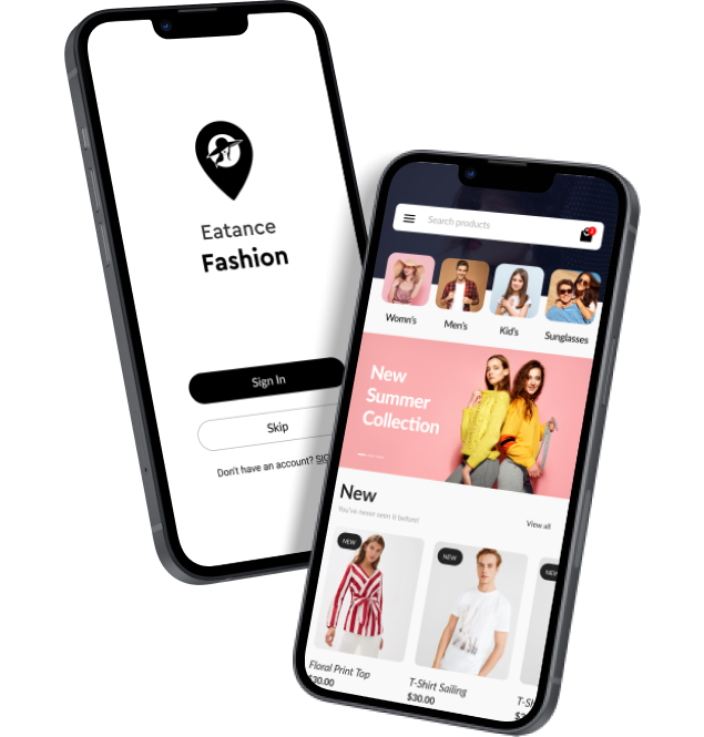 Magento eCommerce fashion mobile app