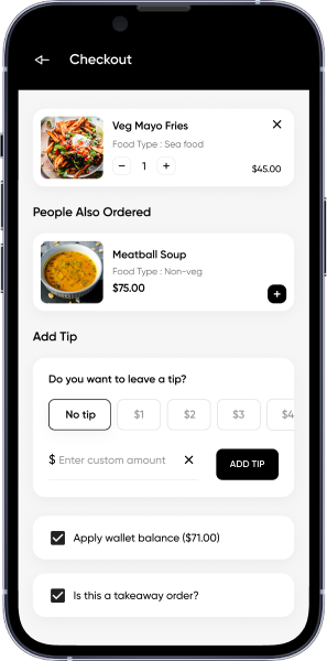Driver Commision screen in Multi Restaurant Aggregator app