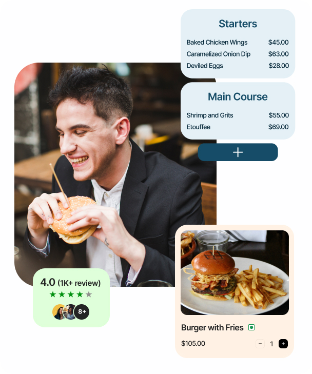 Restaurant Builder with Online ordering