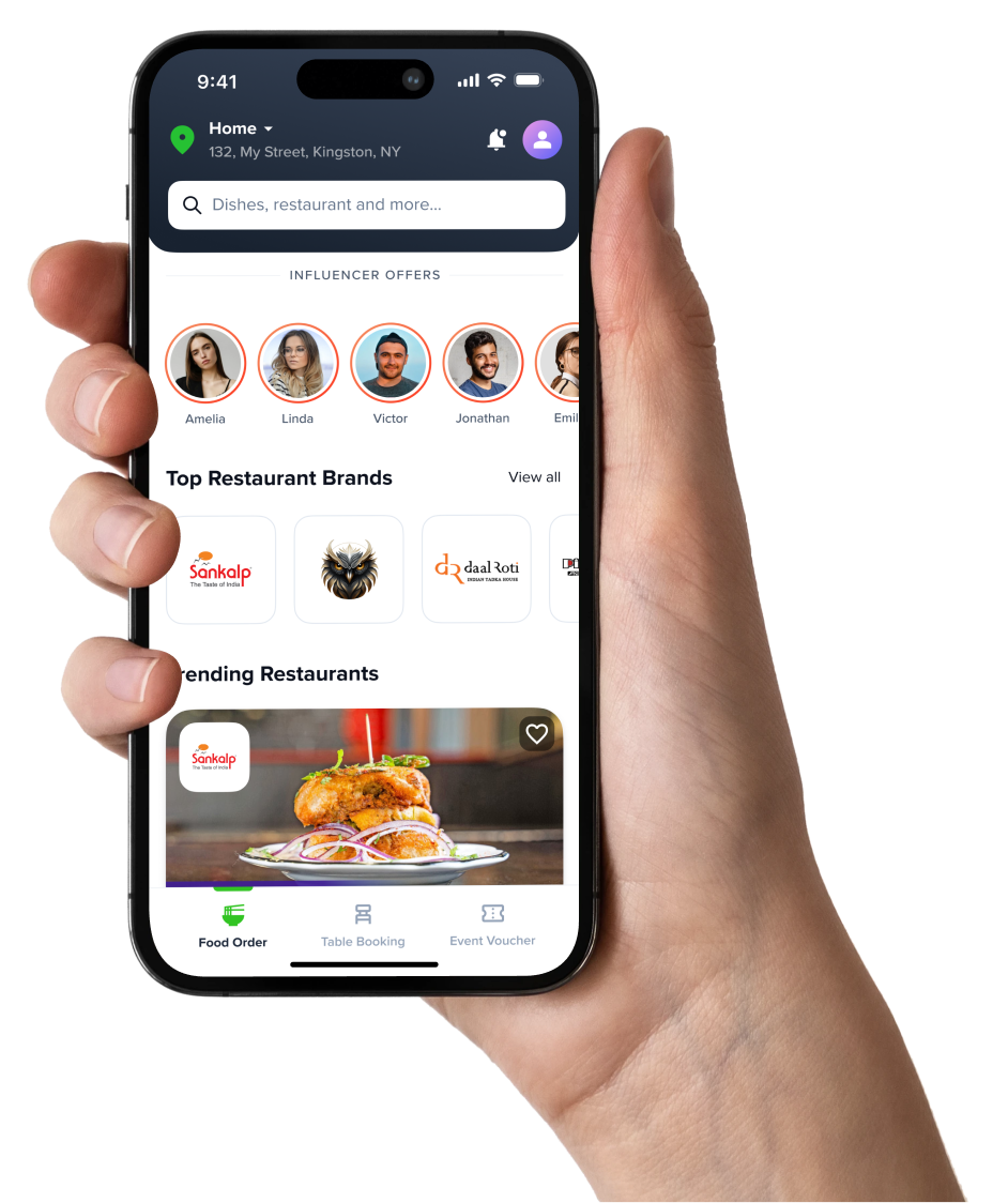 restaurant dining table booking food deals app
