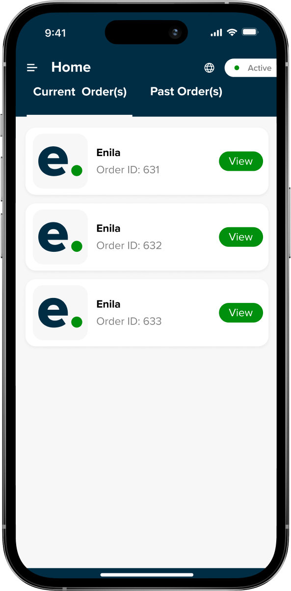 current order in multi restaurant online food ordering system