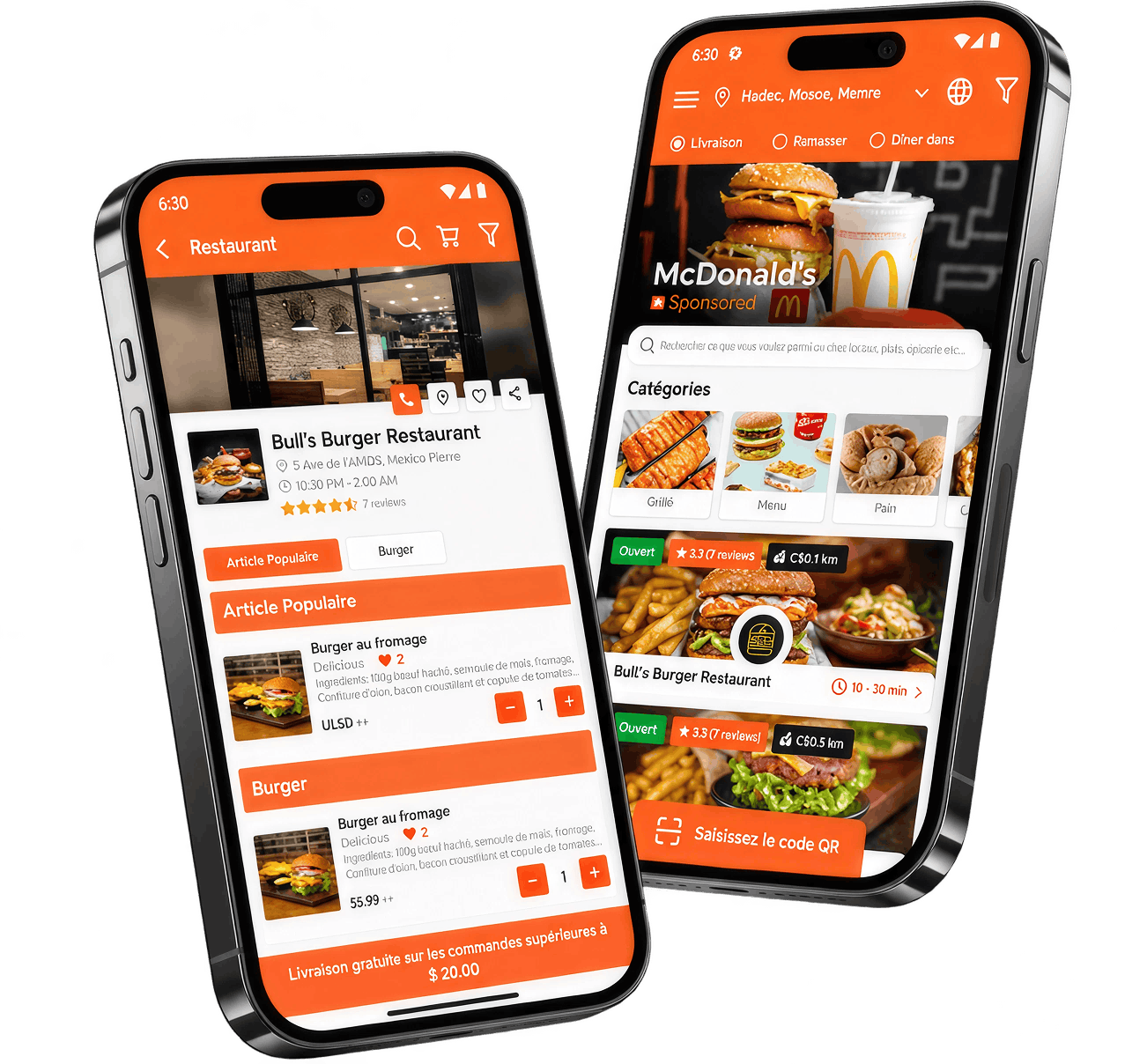 Iladari mobile interface
