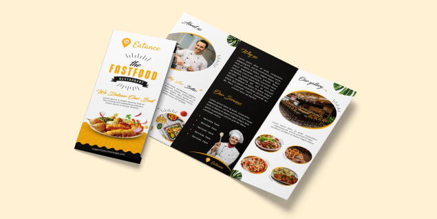Brochure Templates Free Download orange colour