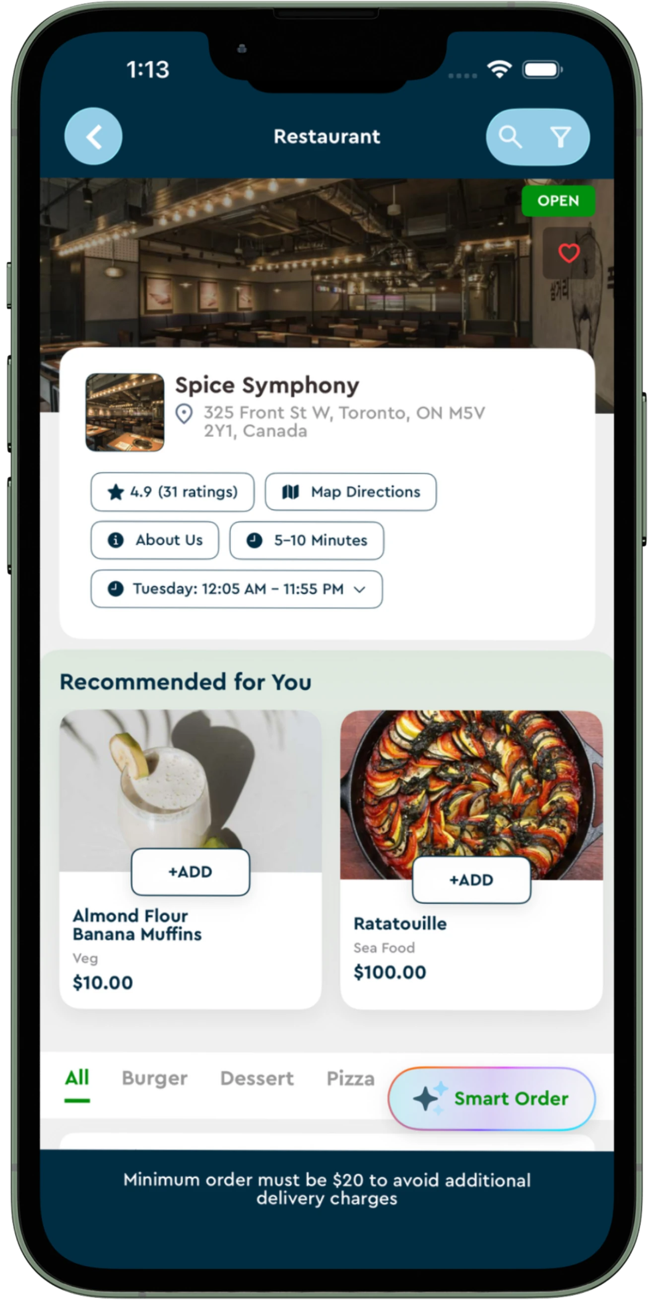 Restaurant Mobile App