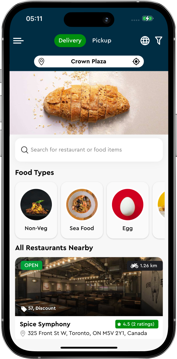 White label food delivery app
