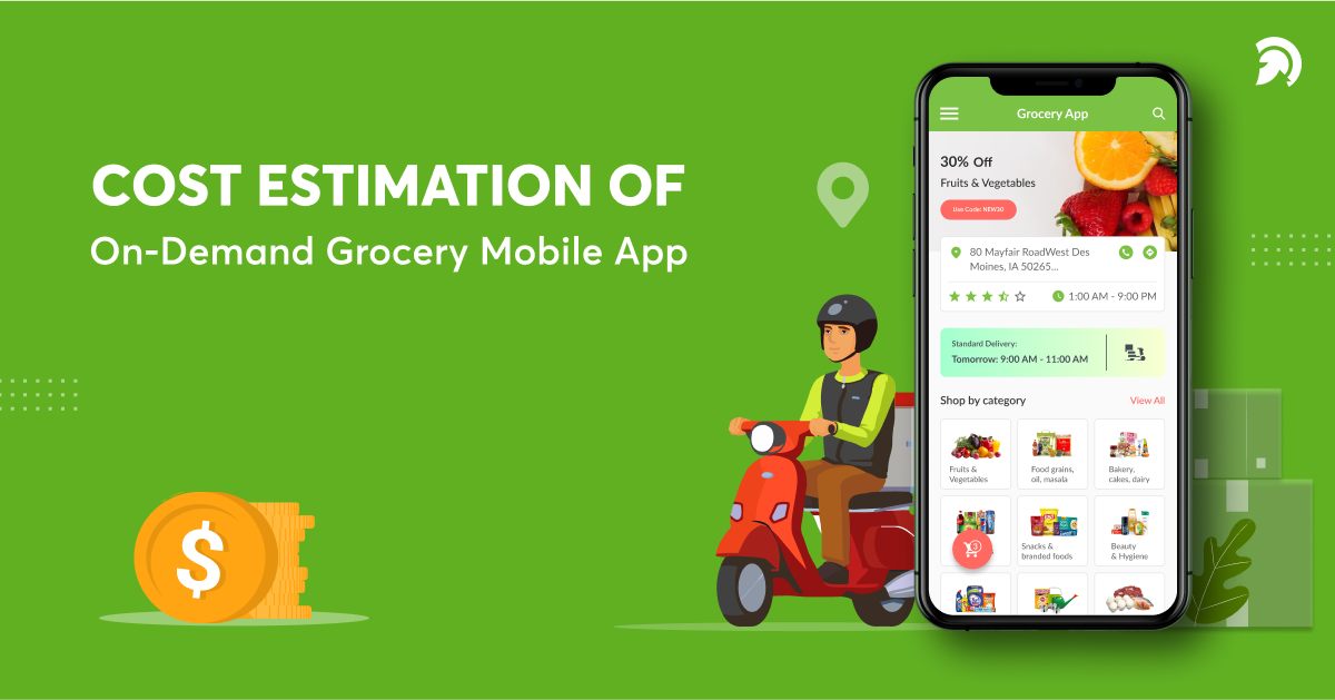 grocery delivery app cost
