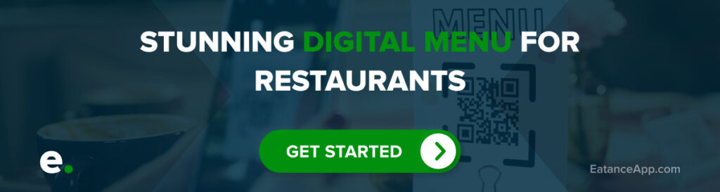 stunning digital menu for restaurants