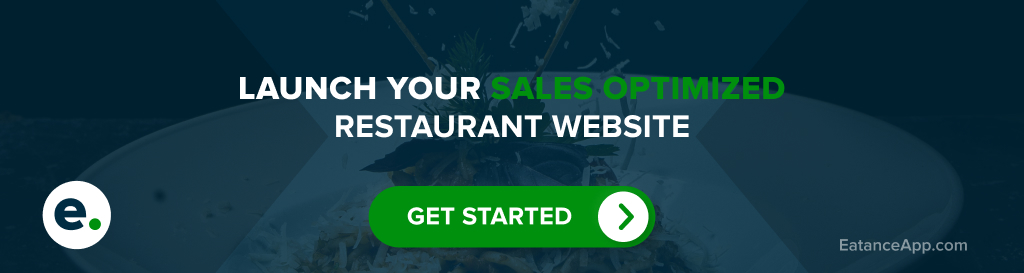 Sales optimised restaurant website