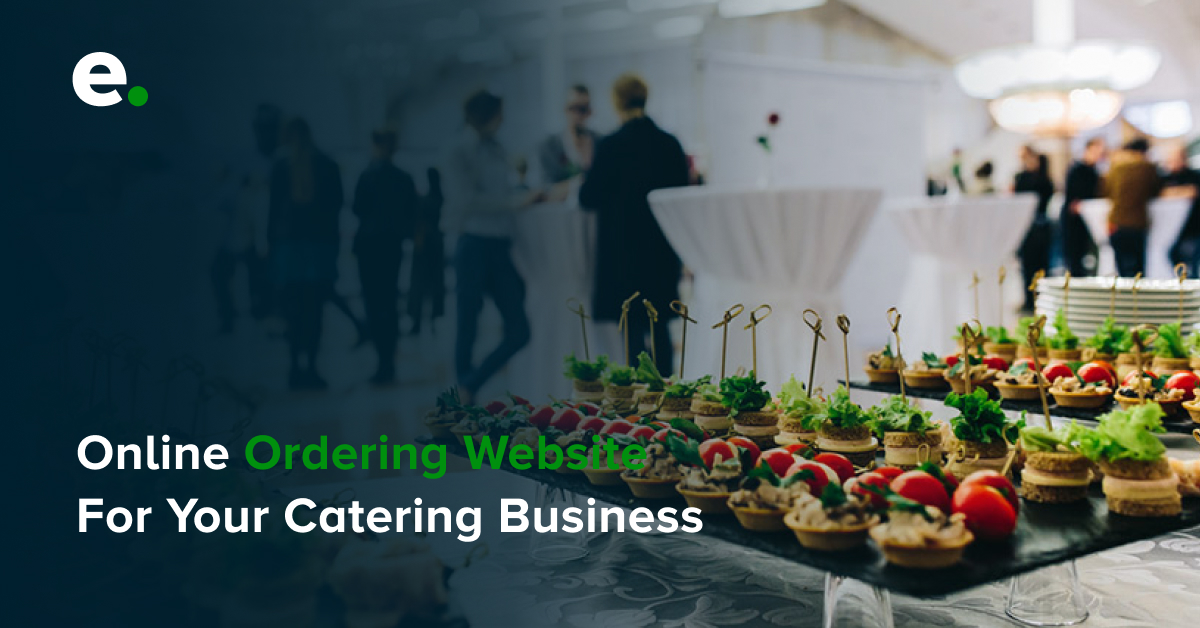 food ordering website for catering business