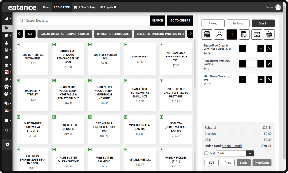 Additional Orders to Same Table