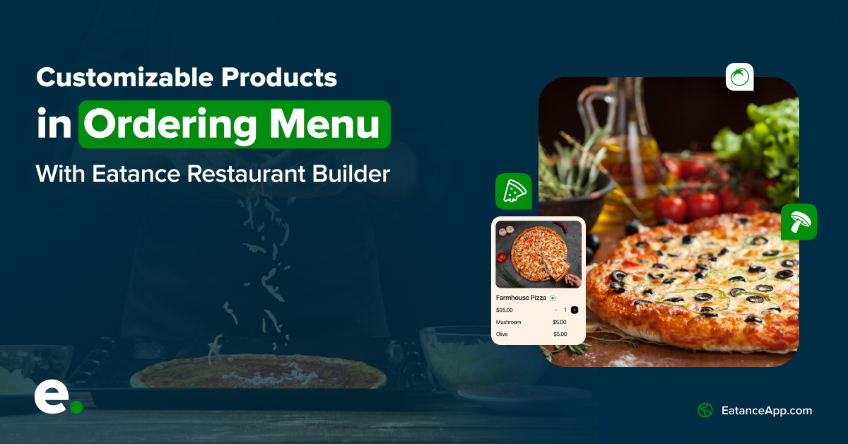 Create Customizable Product in Ordering Menu Using Eatance