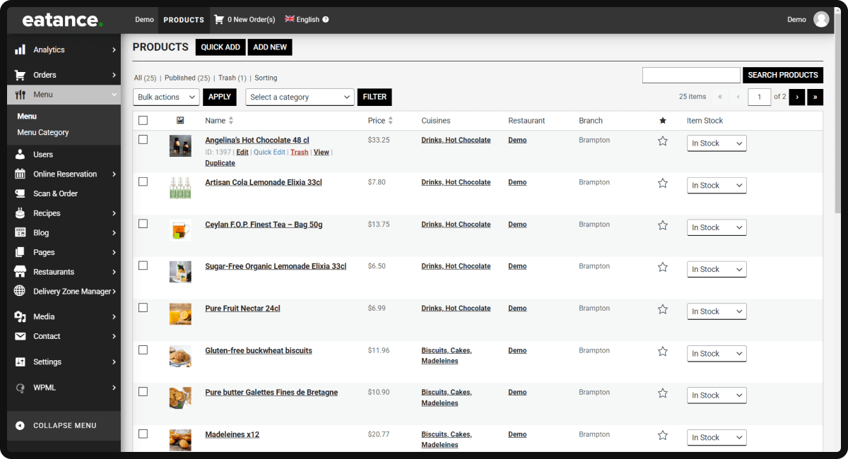 Product Listing Page Overview