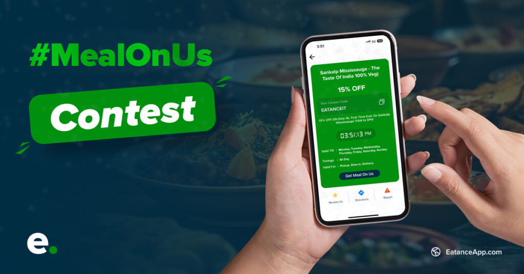 Win FREE Meals in GTA with Eatance's Meal On Us Contest