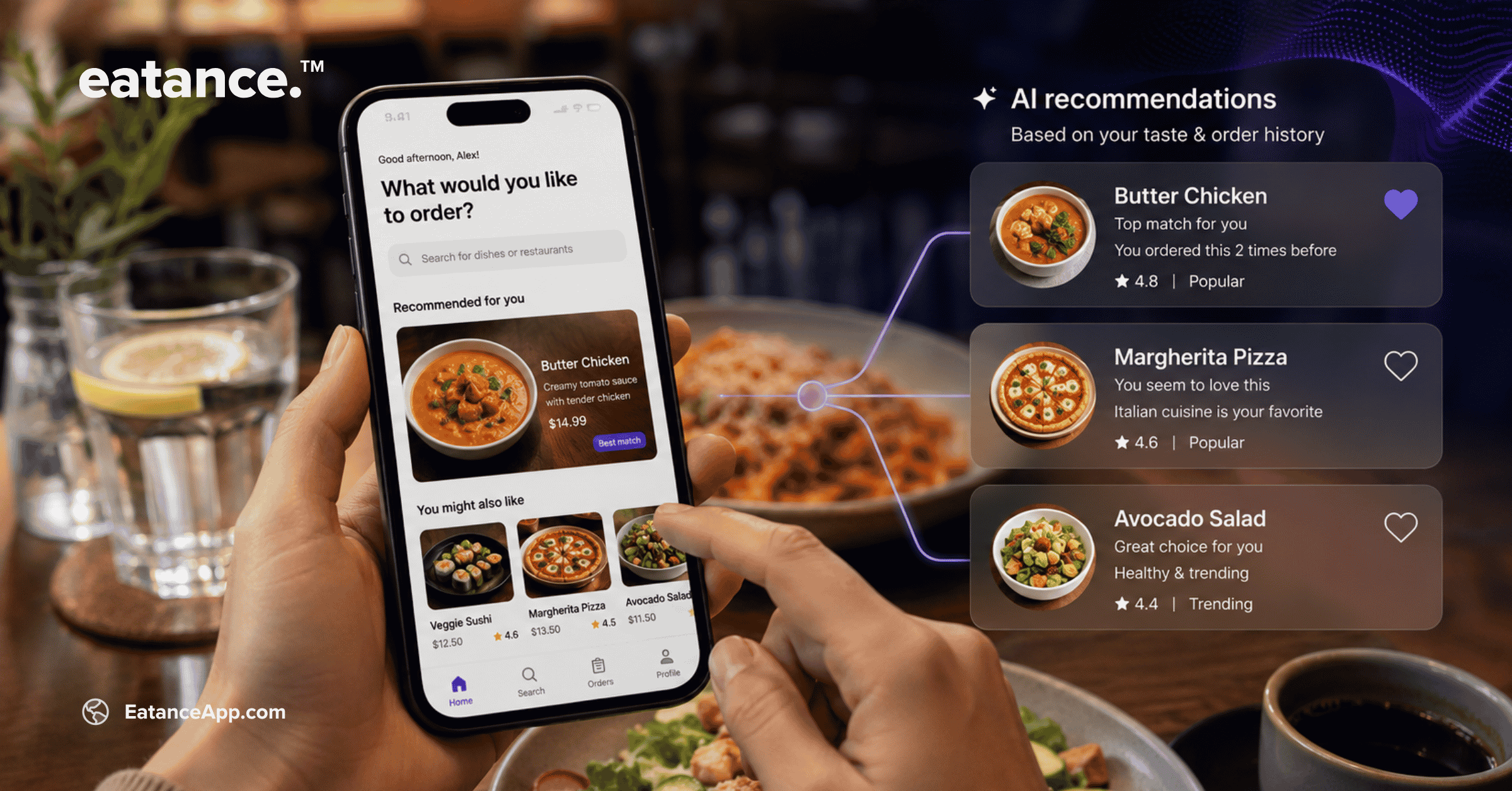 How AI Recommendations Help Customers Order Food Faster